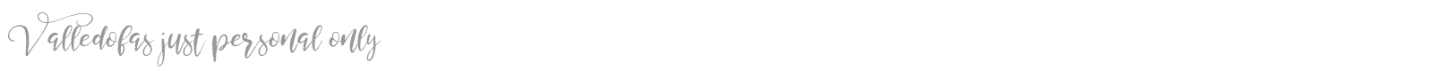 Valledofas font preview